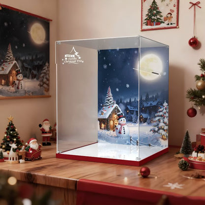 Family Christmas Tree Building Block Display Box