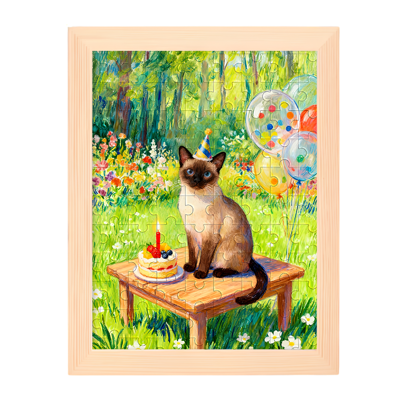 Personalised Pet Photo Puzzle – Custom Cat & Dog Jigsaw Keepsake
