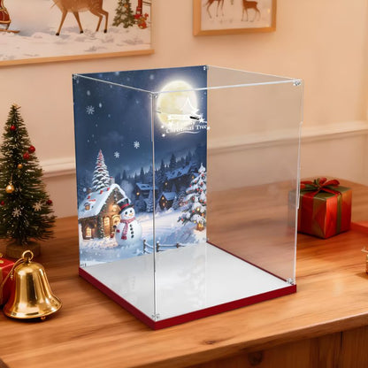 Family Christmas Tree Building Block Display Box