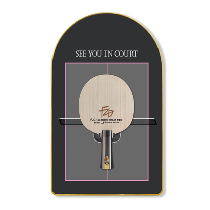 Custom Table Tennis Racket Display Frame - Decorative Wall Mount for Sports Lovers