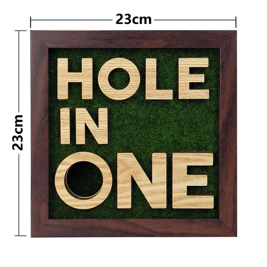 Hole-in-One Golf Ball 3D Display Frame – Golf Achievement Keepsake & Wall Decor