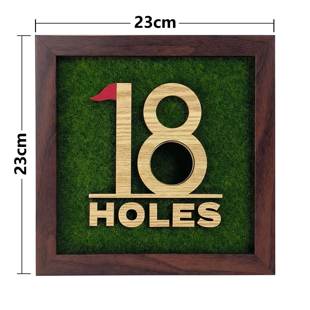 Hole-in-One Golf Ball 3D Display Frame – Golf Achievement Keepsake & Wall Decor